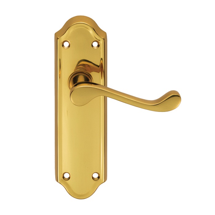 Ashtead Lever Door Handle on Various Backplates